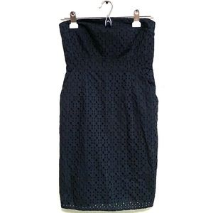 New York and Company black lace strapless dress